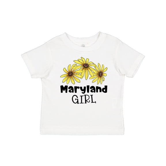 Inktastic Maryland Girl Black Eyed Susans Flowers Girls Baby T-Shirt