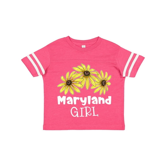 Inktastic Maryland Girl Black Eyed Susans Flowers Girls Toddler T-Shirt
