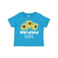 thumbnail image 1 of Inktastic Maryland Girl Black Eyed Susans Flowers Girls Toddler T-Shirt, 1 of 5