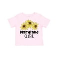 thumbnail image 1 of Inktastic Maryland Girl Black Eyed Susans Flowers Girls Toddler T-Shirt, 1 of 5