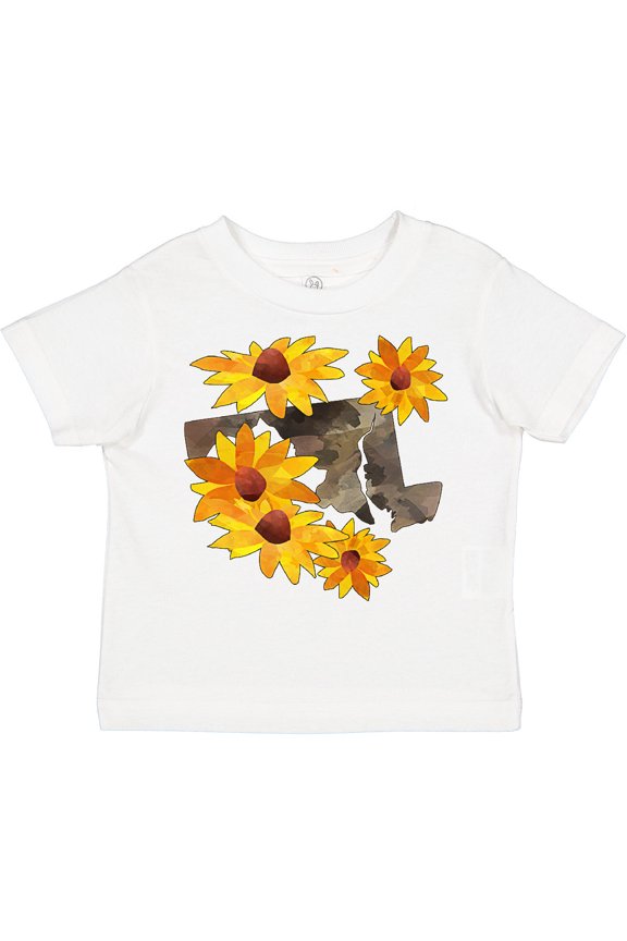Maryland-black Eyed Susans State Flower Boys or Girls Toddler T-Shirt
