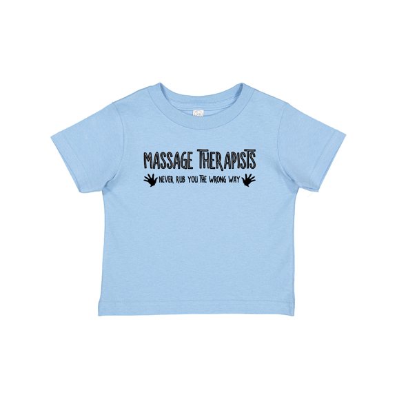Inktastic Massage Therapists Hands Rub Boys or Girls Baby T-Shirt