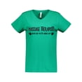 thumbnail image 1 of Inktastic Massage Therapists Hands Rub Women's V-Neck T-Shirt, 1 of 5