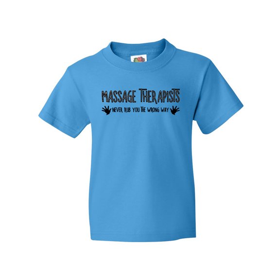Inktastic Massage Therapists Hands Rub Youth T-Shirt