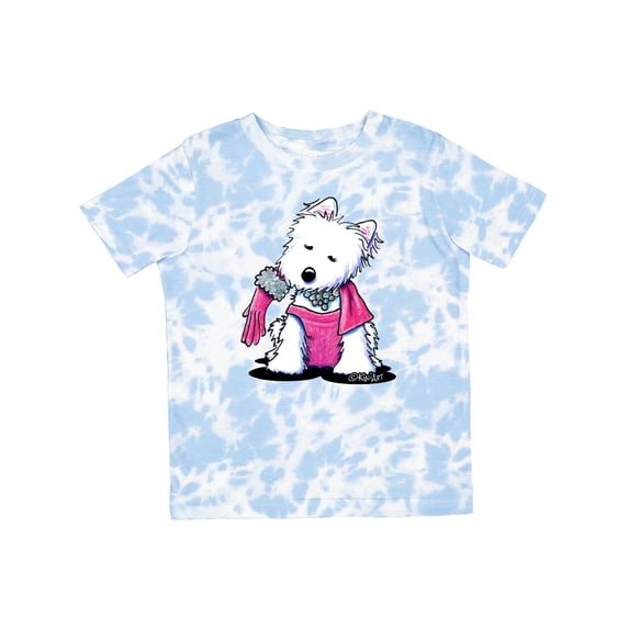 Inktastic Material Girl Westie Dog Girls Toddler T-Shirt