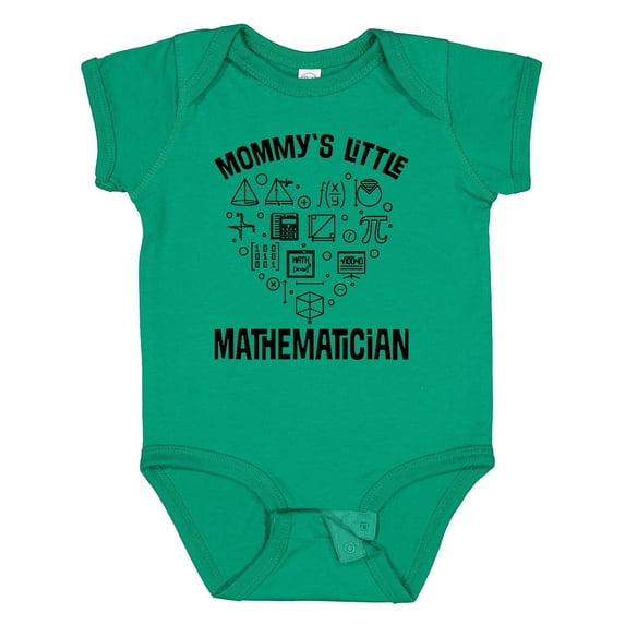 Inktastic Math Mommys Little Mathematician Boys or Girls Baby Bodysuit