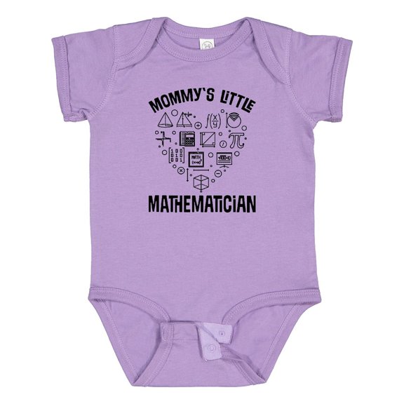 Inktastic Math Mommys Little Mathematician Boys or Girls Baby Bodysuit