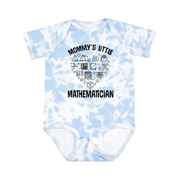 Inktastic Math Mommys Little Mathematician Boys or Girls Baby Bodysuit