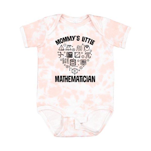 Inktastic Math Mommys Little Mathematician Boys or Girls Baby Bodysuit