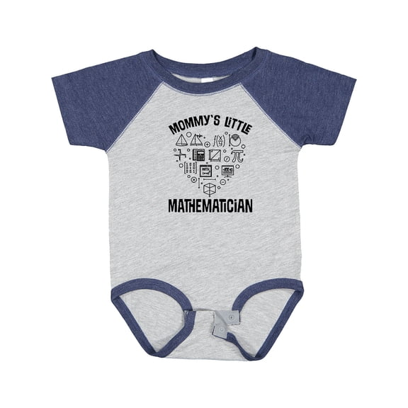 Inktastic Math Mommys Little Mathematician Boys or Girls Baby Bodysuit