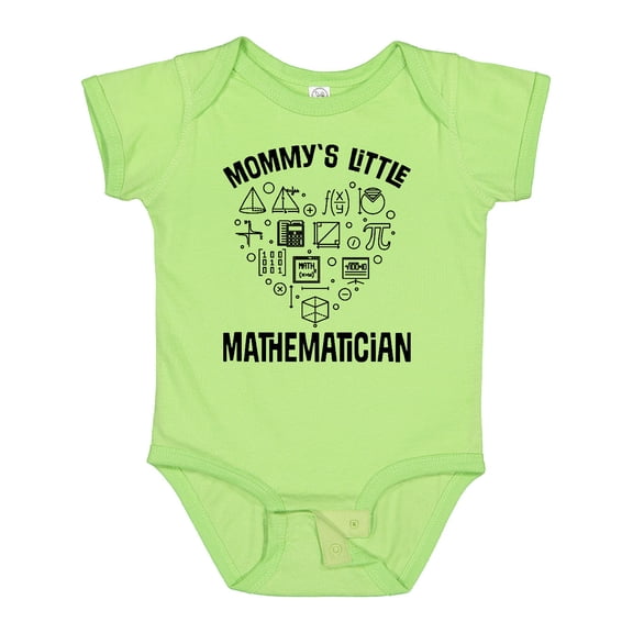 Inktastic Math Mommys Little Mathematician Boys or Girls Baby Bodysuit