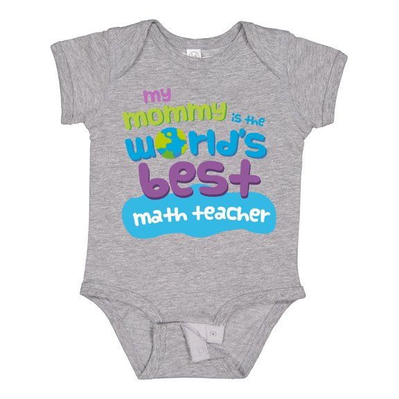 Inktastic Math Teacher Gifts for Kids Boys or Girls Baby Bodysuit