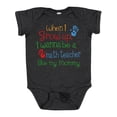 thumbnail image 1 of Inktastic Math Teacher Like Mommy Boys or Girls Baby Bodysuit, 1 of 5