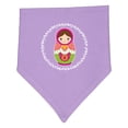 thumbnail image 1 of Inktastic Matryoshka Russian Cute Pink Nesting Doll Baby Bandana Bib, 1 of 4