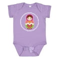 thumbnail image 1 of Inktastic Matryoshka Russian Cute Pink Nesting Doll Girls Baby Bodysuit, 1 of 5