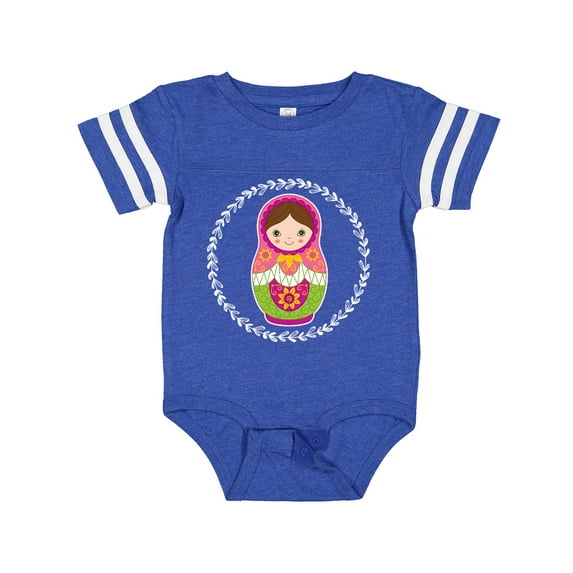 Inktastic Matryoshka Russian Cute Pink Nesting Doll Girls Baby Bodysuit