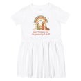 thumbnail image 1 of Inktastic Matthew 1:21 Nativity Scene the Greatest of All Girls Toddler Dress, 1 of 5