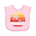 thumbnail image 1 of Inktastic Maui Hawaii Retro Sunset Boys or Girls Baby Bib, 1 of 4