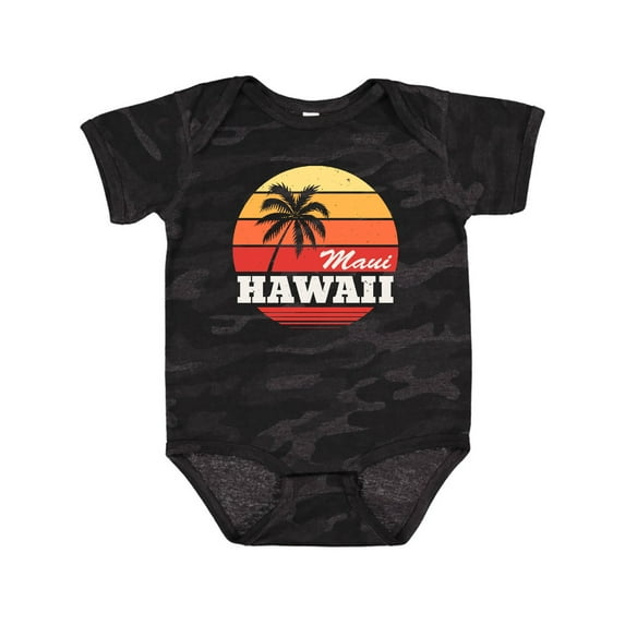 Inktastic Maui Hawaii Retro Sunset Boys or Girls Baby Bodysuit