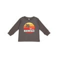 thumbnail image 1 of Inktastic Maui Hawaii Retro Sunset Boys or Girls Long Sleeve Toddler T-Shirt, 1 of 5