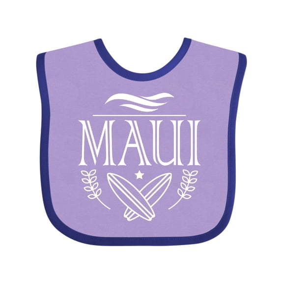 Inktastic Maui Hawaii Surfing Boys or Girls Baby Bib