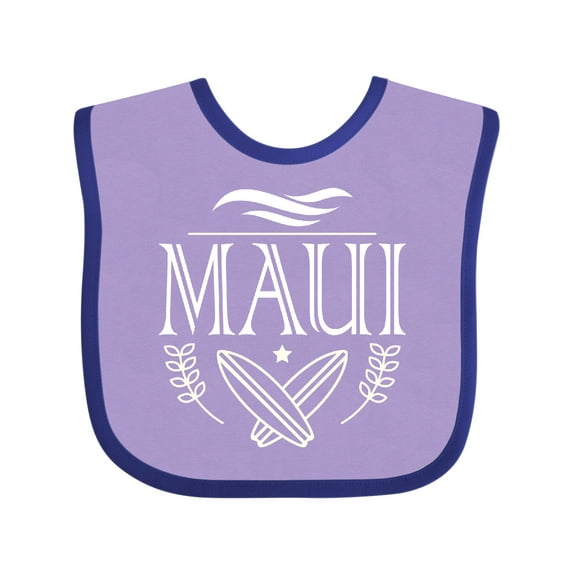 Inktastic Maui Hawaii Surfing Boys or Girls Baby Bib