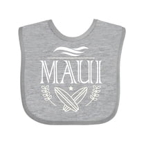 Inktastic Maui Hawaii Surfing Boys or Girls Baby Bib
