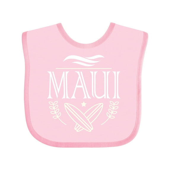 Inktastic Maui Hawaii Surfing Boys or Girls Baby Bib