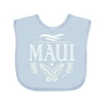 thumbnail image 1 of Inktastic Maui Hawaii Surfing Boys or Girls Baby Bib, 1 of 4