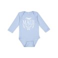 thumbnail image 1 of Inktastic Maui Hawaii Surfing Boys or Girls Long Sleeve Baby Bodysuit, 1 of 5