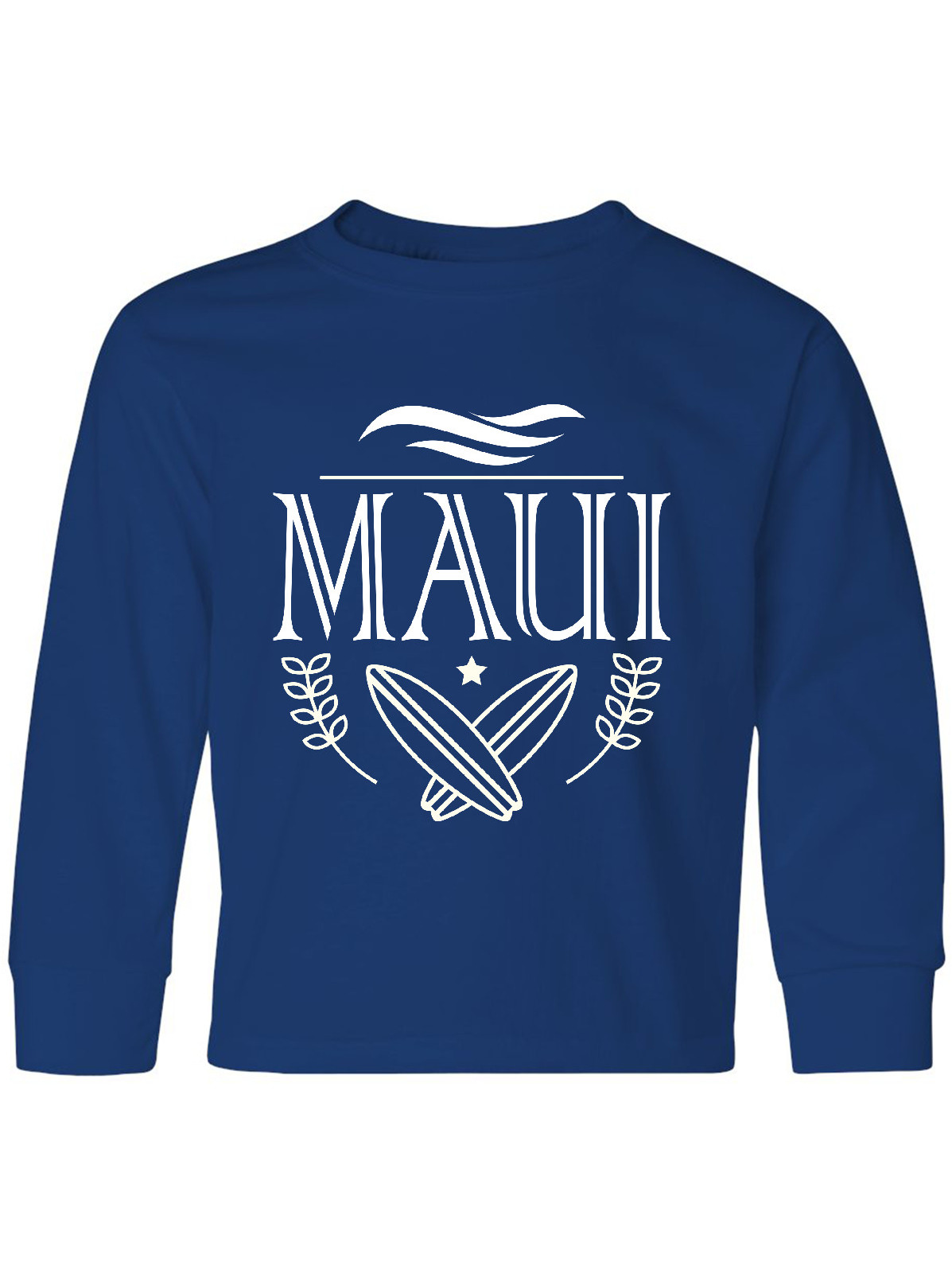 Inktastic Maui Hawaii Surfing Long Sleeve Youth T-Shirt