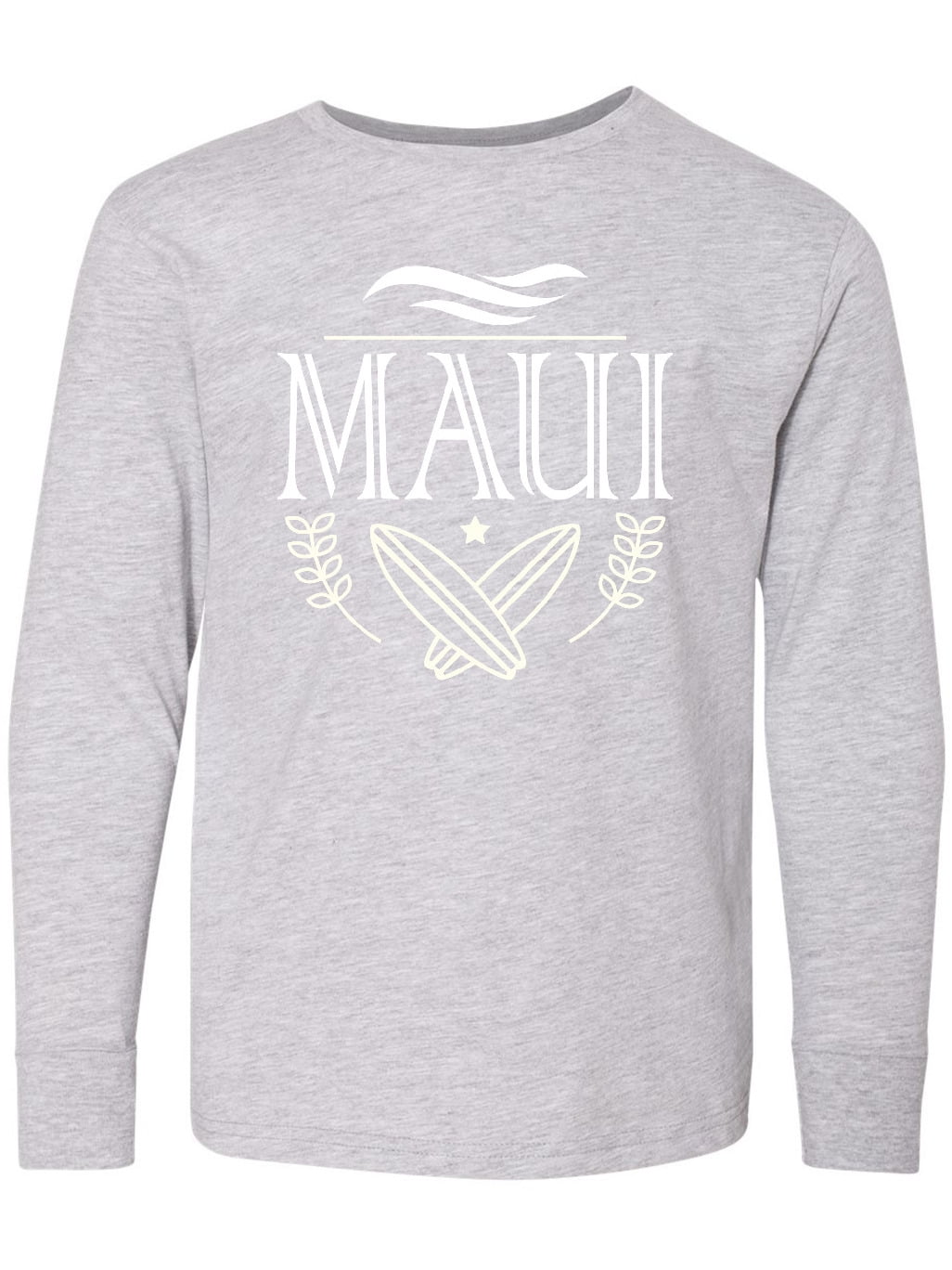 Inktastic Maui Hawaii Surfing Long Sleeve Youth T-Shirt