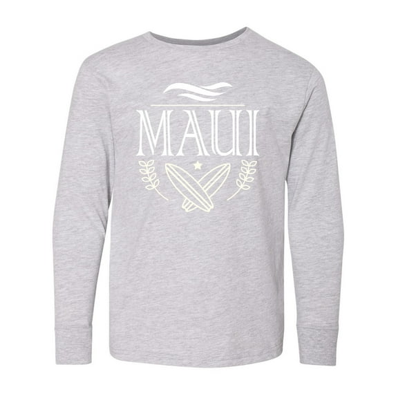 Inktastic Maui Hawaii Surfing Long Sleeve Youth T-Shirt