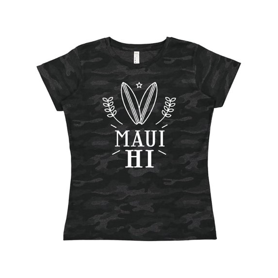 Inktastic Maui Hawaii Surfing Vacation Women's T-Shirt