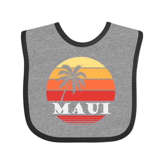 Inktastic Maui Hawaii Vacation Boys or Girls Baby Bib