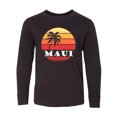 thumbnail image 1 of Inktastic Maui Hawaii Vacation Long Sleeve Youth T-Shirt, 1 of 5