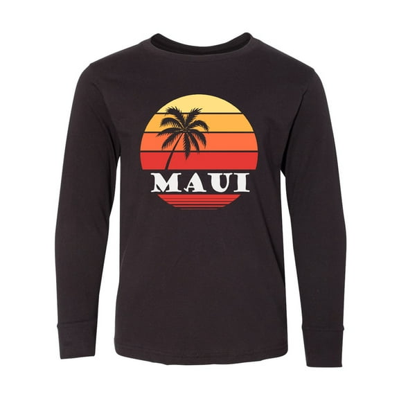 Inktastic Maui Hawaii Vacation Long Sleeve Youth T-Shirt