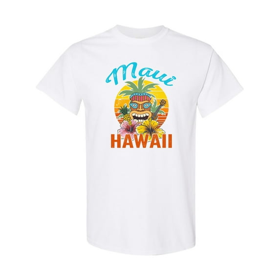 Inktastic Maui Hawaii Vacation Tiki T-Shirt