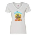 thumbnail image 1 of Inktastic Maui Hawaii Vacation Tiki Women's V-Neck T-Shirt, 1 of 5