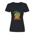 thumbnail image 1 of Inktastic Maui Hawaii Vacation Tiki Women's V-Neck T-Shirt, 1 of 5
