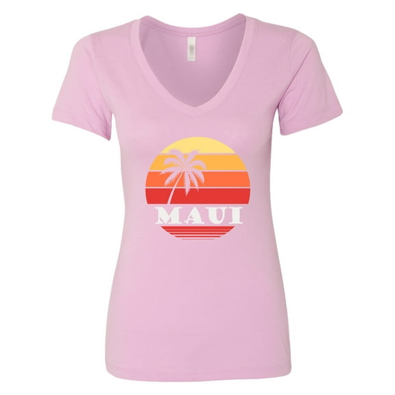 Inktastic Maui Hawaii Vacation Women's V-Neck T-Shirt