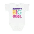 thumbnail image 1 of Inktastic MawMaw's Big Girl Girls Baby Bodysuit, 1 of 5