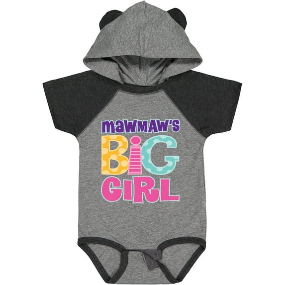 Inktastic MawMaw's Big Girl Girls Baby Bodysuit