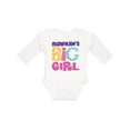 thumbnail image 1 of Inktastic MawMaw's Big Girl Girls Long Sleeve Baby Bodysuit, 1 of 5
