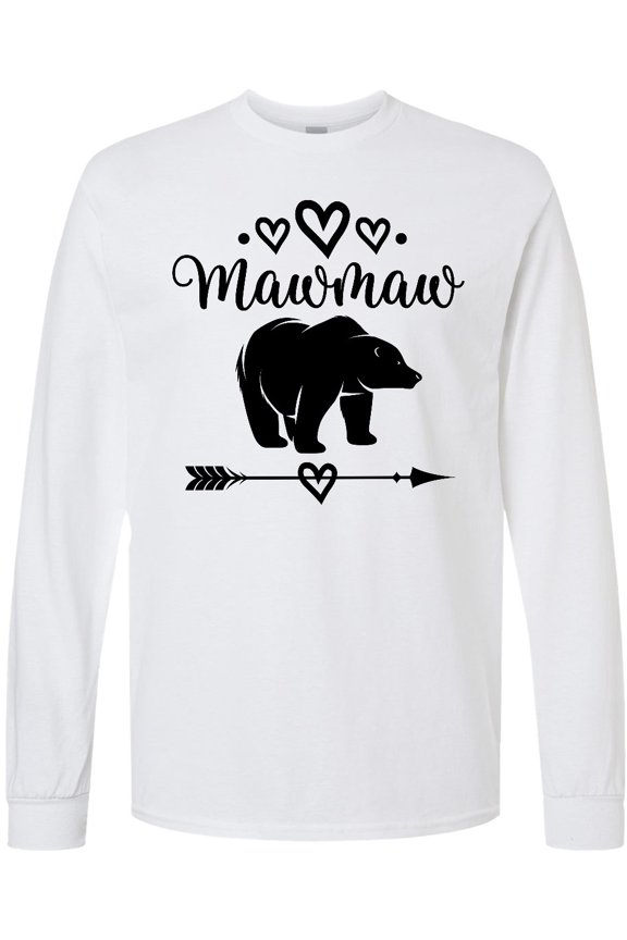 Mawmaw Bear Grandma Long Sleeve T-Shirt