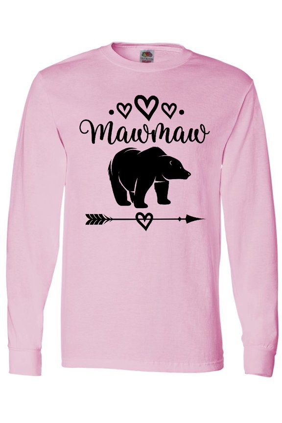 Mawmaw Bear Grandma Long Sleeve T-Shirt