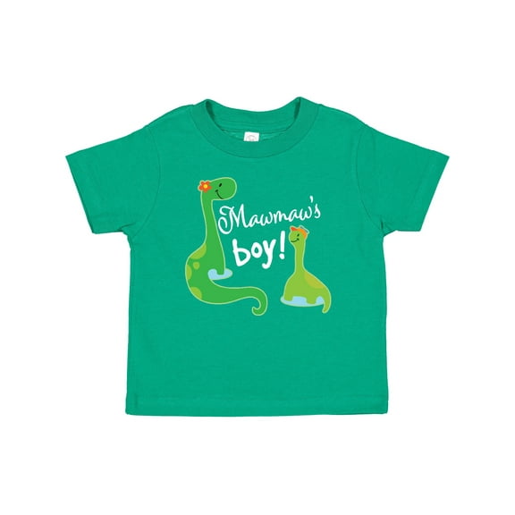 Inktastic Mawmaw Boy Grandson Dinosaur Boys Baby T-Shirt
