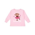 thumbnail image 1 of Inktastic Mawmaw Girl Ballerina Monkey Girls Long Sleeve Toddler T-Shirt, 1 of 5