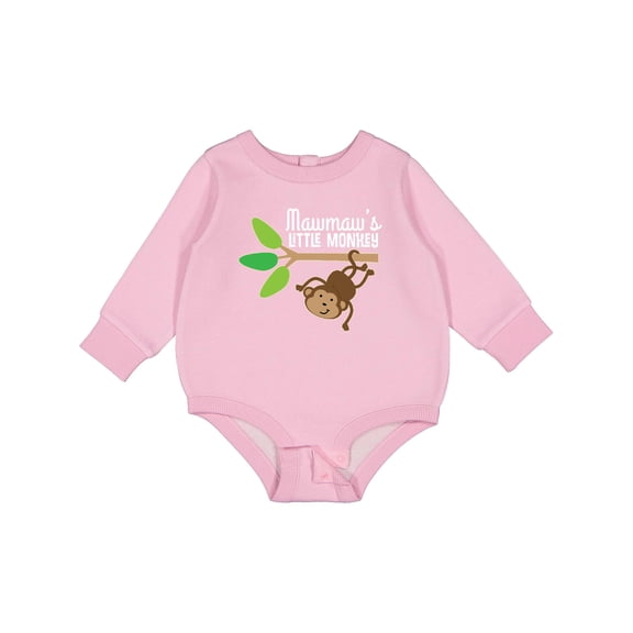 Inktastic Mawmaw Little Monkey Grandchild Baby Fleece Bodysuit