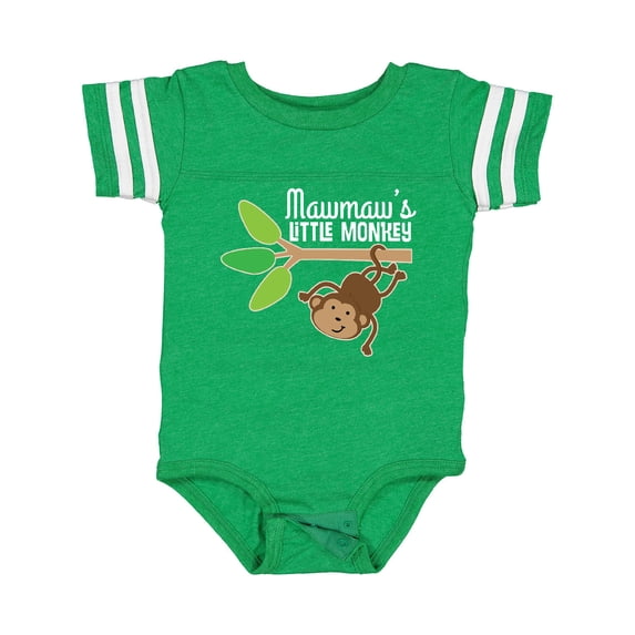 Inktastic Mawmaw Little Monkey Grandchild Boys or Girls Baby Bodysuit